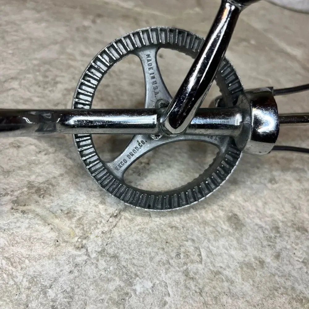 Vintage Stainless Steel ekco Best Hand Held, Manual, Mixer Beater, Made in USA